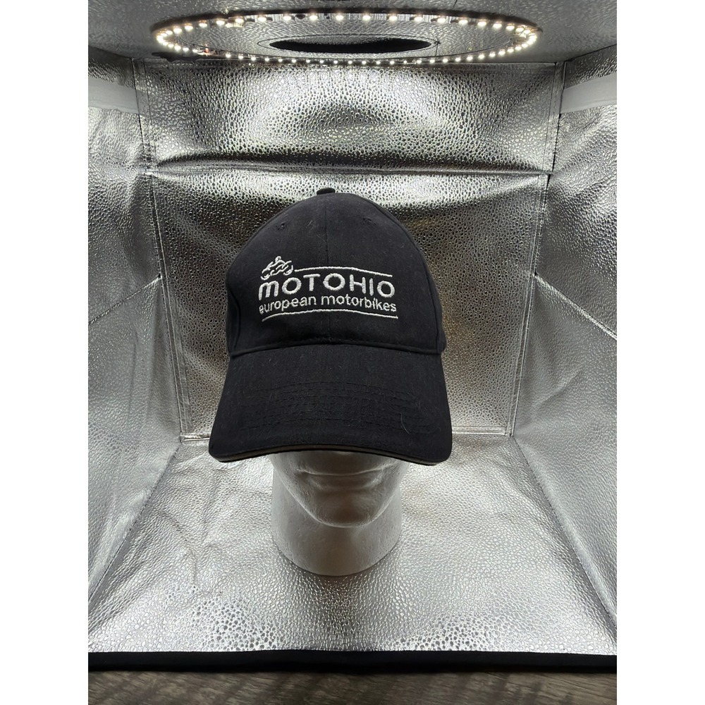 Motohio European Motorbikes Hat Black Quake City Caps Adjustable Baseball Hat